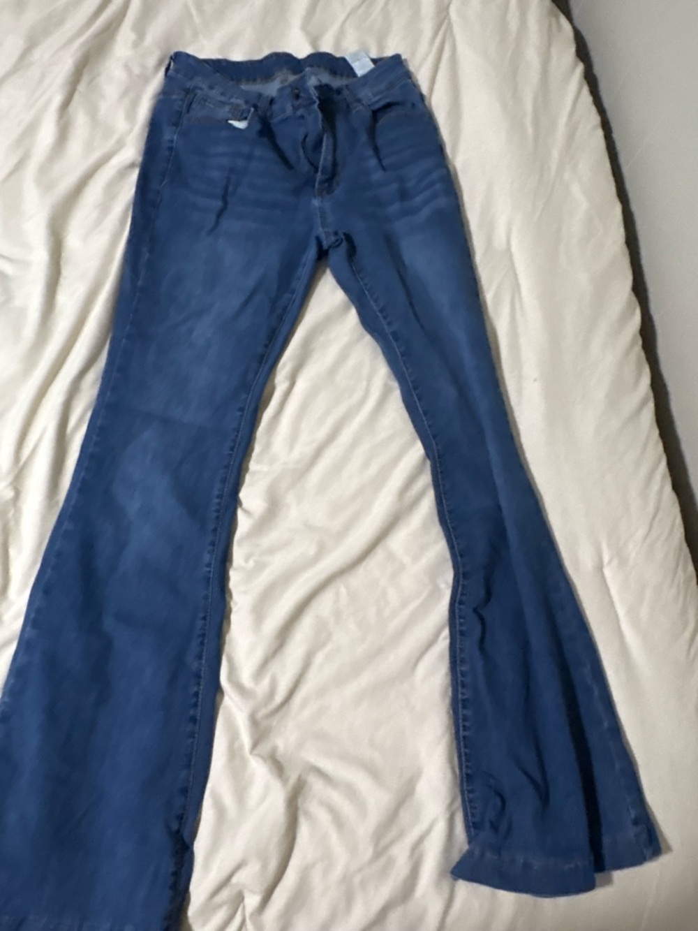 SHEIN Dark Blue Denim Jeans